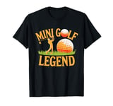 Retro Mini Golf Champion Funny mini Golfer Sport T-Shirt