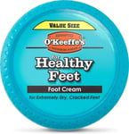 O'keeffe's Healthy Feet Value Size Jar – Foot Cream For Dry, Cracked Feet 180g