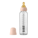 BIBS Nappflaska Baby Glas Latex 225ml Blush