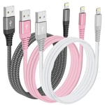 Ofuca iPhone Charger Cable, [3Pack 6FT/1.8m] Fast 3P2M 