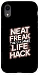 iPhone XR Neat Freak The Ultimate Life Hack Organized Living Case