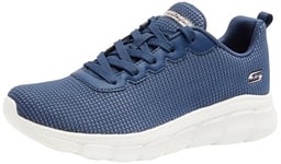 Skechers Femme Visionary Bobs B Flex Essence VISIONNAIRE, Navy Knit, 36 EU