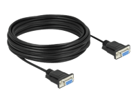 Delock null modem-kabel - DB-9 til DB-9 - 10 m