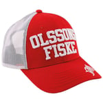 Olssons Fiske Keps Mesh Red Skeleton Fish