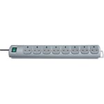 brennenstuhl Primera-Line Extension 8 Way Socket 2m Silver