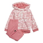 adidas Mixte bébé I Aop Jog Ft Survtement, Top:hazy Rose/White Bottom:hazy Rose S21, 9 mois EU