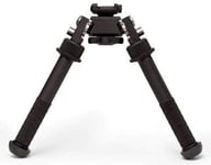 Yuting Bipod Picatinny Rail Bipod à dégagement Rapide de 6,5 à 9 Pouces, avec Support de Levier CNC QD, Conception légère et Stable, Rotation réglable de 360 degrés de bipied