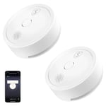 SiGN Smart Home Røgdetektor/ Brandalarm med Wifi - 2-Pak