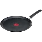 Tefal Ultimate On Poêle à Crêpe 25 cm, Induction, Nettoyage facile, Haute performance, Revêtement antiadhésif, Thermo-Signal, Cuisson saine et parfaite, dorées, Fabriquée en France G26038AZ