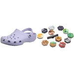 Crocs Mixte Classic Clog + Minecraft 13pc Jibbitz