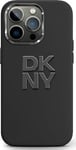 Dkny Dkhcp16ssmcbsk Apple Iphone 16 6,1&Quot  Telefonskal Svart Flytande Silikon Metall Logo