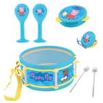 Lexibook Peppa Pig 7pcs Musical Instruments Kind Toy Set Blue/Yellow - K360PP