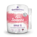 Slumberdown 3 In 1 Combi 15 Tog (10.5 + 4.5 Tog) All Seasons Duvet, Single