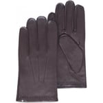 Gants Isotoner  Gants Homme cuir/cachemire et soie Marron