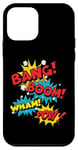 Coque pour iPhone 12 mini Comic Book Bubbles - Boom Pow