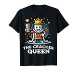 Cracker Queen Funny Christmas New Year's Eve Party Cracker T-Shirt