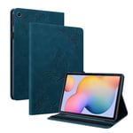 Fjärilsblomma Stativ Kortplats Omslag för Samsung Galaxy Tab S6 Lite (2020)/(2022)/(2024)