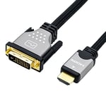 ROLINE Monitor Cable DVI to HDMI ST-ST Dual Link Black/Silver 1.5 m