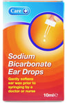 Care+ Sodium Bicarbonate Ear Drops 10ml X 1