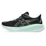 ASICS Femme Gel-Cumulus 26 Sneaker, Black Mint Tint, 35.5 EU