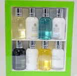 8 x 50ml Molton Brown Body Wash Bath & Shower Gel Hair and Body Mens Gift Set