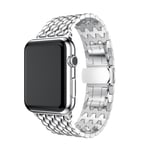 Metallarmband i Fjärilspänne Apple Watch 38/40/41mm Silver