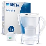 Brita - Caraffa filtrante Marella White (2.4L) maxtra pro All-in-1 Caraffa + 1 Filtro