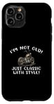 Coque pour iPhone 11 Pro I'm Not Old Classic W Style Chopper Moto Cadeau Graphique