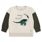 Konges Sløjd Lou Sequin sweat shirt – off white melange - 2år