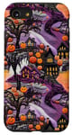 Coque pour iPhone SE (2020) / 7 / 8 Coque d'Halloween mignonne citrouille effrayante pour femmes, hommes, filles, garçons