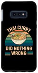 Coque pour Galaxy S10e Curry thaïlandais rétro n'a rien de mal vintage thaïlandais amateur de curry