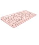 Logitech K380 Clavier Bluetooth QWERTY Italien Rose