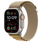 Apple Watch Ultra 2 GPS + Cellular 49 mm - Titane Naturel - Bracelet Alpine Sahara M