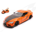 FR- Jada Toys TOYOTA SUPRA 2020 FAST & FURIOUS ORANGE/BLACK 1:24 - JADA32097