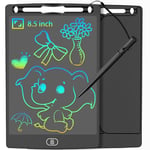 JOEAIS Tablette Enfants Dessin LCD 8,5 Pouces, Tablette Graphique Ecriture Portable pour écrire à la Main, Gribouiller et Dessiner, Cadeau Ardoise Magique Jouet Parfait pour Garçons et Filles (Noir)