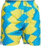 Nike M J 7" Poolside Short Sport Shorts - Laser Blue/Amarillo, Large