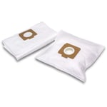 10x Sacs compatible avec Rowenta Silence Force ro 6432 ea, ro 6441, ro 6442 aspirateur - microfibre non tissée, 28,5cm x 19cm blanc - Vhbw