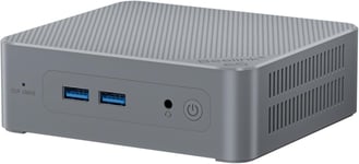 Mini Pc,Eq12 Intel 12Th Gen N100(Jusqu'À 3.4Ghz) 4C/4T,Mini Ordinateur 16Gb Ddr5 Ram 500Gb Ssd,Pc De Bureau Triple Affichage Usb-C&Dual Hdmi 4K 60Hz/Dual 2.5Gbps/Wifi6/Bt5.2 Grey