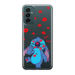 ERT GROUP mobile phone case for Samsung M13 4G/M23 5G/F23 original and officially Licensed Disney pattern Stitch 017 optimally adapted to the shape of the mobile phone, partially transparent