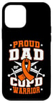 Coque pour iPhone 12 mini Ruban orange « Proud Dad Of A COPD Warrior »