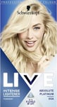 Schwarzkopf LIVE Intense Lightener, Permanent Blonde Bleach Hair Dye, With Oil 8