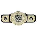 Mattel WWE Ceinture de Champion du Monde Poids Lourds WWE, jouet d’imitation et de déguisement de champion du monde poids lourds, ceinture similicuir de plus de 90 cm avec ajustement unique, HYF18