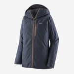 Patagonia Insulated Powder Town Jkt - Veste ski femme Smolder Blue / Dulse Mauve XS