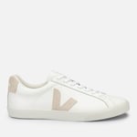 Veja Women's Esplar Leather Low Top Trainers - Extra White/Sable - UK 7