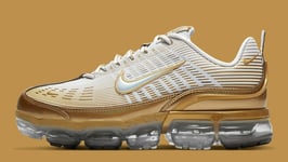 Nike Air VaporMax 360 UK 6.5 (EUR 40.5 White Gold New CK9671 101 