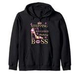 Stepping Into My November Birthday Like a Boss Zip Hoodie