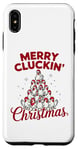 iPhone XS Max Merry Cluckin' Christmas Funny Chicken Lovers Farm Xmas Case