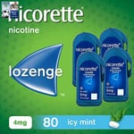 Nicorette Cools 80 Lozenges, 4 Mg (stop Smoking Aid) 4 Mg - Pack Of 80 Lozenges