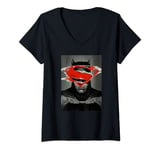 Batman v Superman Batman Poster T-Shirt avec Col en V