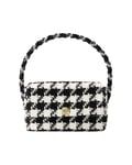 Anine Bing Womens Nico Hobo Bag - - Cotton - Black/White material_cotton - One Size